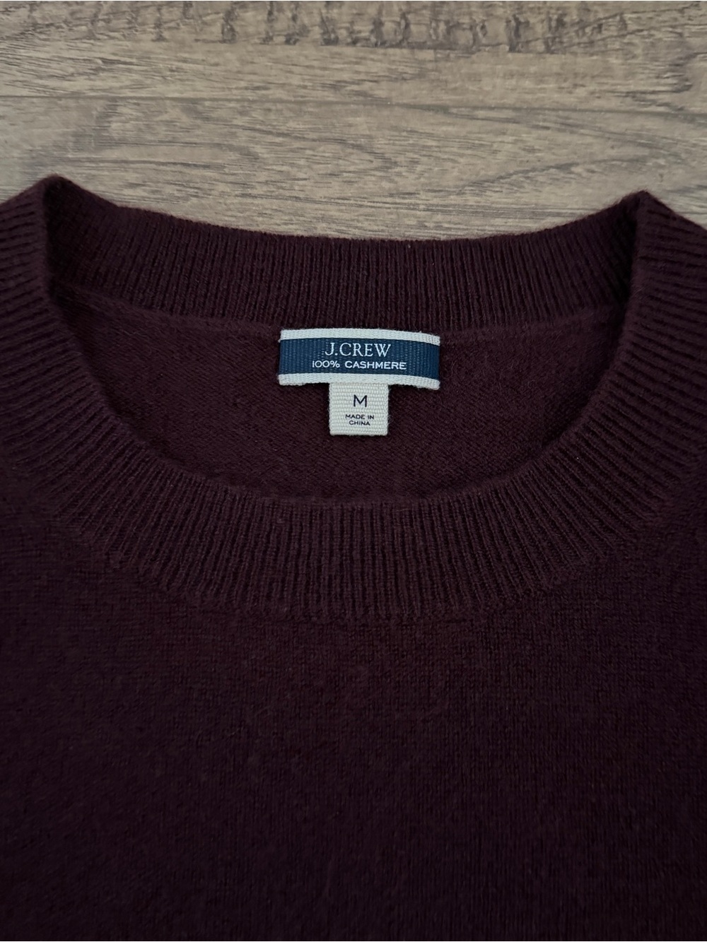 $148 J.Crew Cashmere Classic-fit Crewneck Sweater, worn once, M Medium - Picture 5 of 11